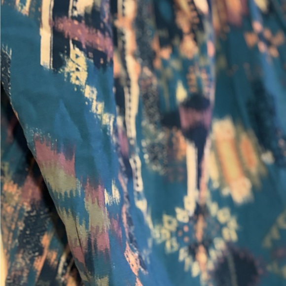 Savanna Jane Blue and Pink Patterned Blouse - Picture 3 of 5